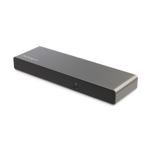 StarTech.com Thunderbolt 3 ドッキングステーション グレー TB3DK2DHV 1台 雷神の力を宿す 最新テクノロジー搭載のグレー色ドッキングステーション、驚異の性能を誇る Thunderbolt 3ポート搭載、デュアルHDMI出力で画面拡張も楽々 1台で全て解決