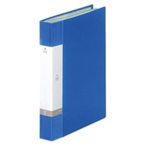 (業務用20セット) LIHITLAB クリアブック/クリアファイル リクエスト 【A4/タテ型】 固定式 60ポケット G3203-8 青 透明な魅力詰まった...