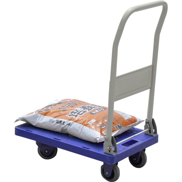 MPH-120P BL 静音プラ台車 優れた耐久性 耐荷重 120kg ブルー BL 青 軽やかな移動を実現する、静かなプ..