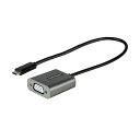 StarTech.com USB C-VGA 変換アダプタ 1920×1200 ブラック CDP2VGAEC 1個 黒 USB Type-C端子をVGAに変換す...