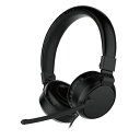 Digio2 4極ヘッドセット ブラック MHM-STB36BK 黒 持ち運び快適な軽量コンパクトヘッドセットが進化 スタイリッシュなブラックデザインで、音楽や...