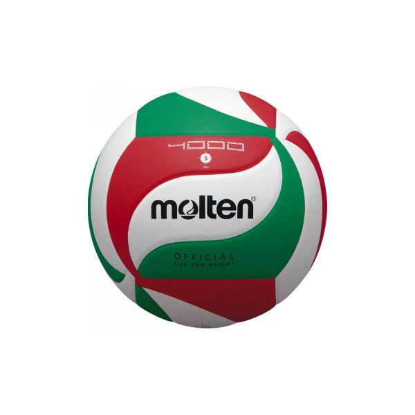 molten(モルテン) バレーボール 5号 V5M4000(やわらか触感の練習球モデル) 初心者や授業に最適な、柔らかな感触の練習球モデル 触れるたびに心地よさを感じる、やわらかな表皮のバレーボール