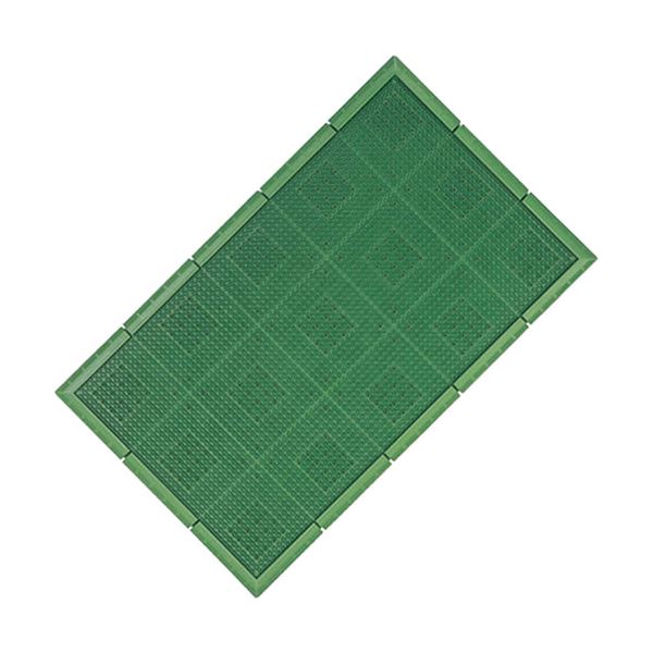 山崎産業 エバック サンステップマット#6 グリーン MMT04896 緑 環境に優しい素材で作られた、泥をしっかり落とすマット グリーンカラーで目立つ、サンステップマット#6 道具としての機能性と美しさを兼ね備えた、エコフレンドリーなアイテム 緑