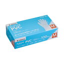 (まとめ) YAMAZEN使い捨て手袋 PVC パウダーフリー M クリア YO-PVC-M 1箱(100枚) 【×3セット】 使い捨てで清潔な手袋 パウダーフ...