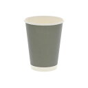 シモジマHEIKO ペーパーカップ アイス・ホット兼用 12オンス(440ml) ライトグレー 口径90mm #0045359361セット(1000個:50個×...