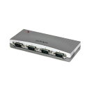 StarTech.com USB-RS232C(4ポート) DB9変換アダプタ ICUSB2324 1台 4つのシリアルポートを搭載したUSB-RS232C変換...