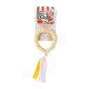 (まとめ)ふわのびTOY ミニドーナッツ (犬用玩具) 【×2セット】 天然素材と柔らかな素材を組み合わせた、愛犬に優しい噛み心地のおもちゃ ふわふわ の伸びる...
