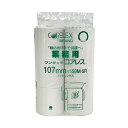 (まとめ) コアレックス業務用ワンタッチコアレス 150m(107mm幅) 1パック(6ロール) 【×2セット】 ビジネスに最適 便利なワンタッチで使いやすいコ...