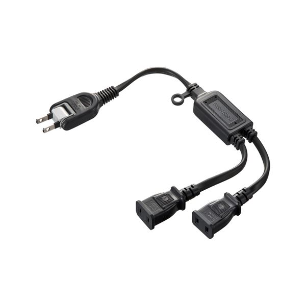 【5個セット】 ACアダプタ専用電源延長コード TAP-EX2BKNX5 スマートにACアダプタを接続 効率的な電源延長コード【5個セット】- ACアダプタ専用電源延長コード TAP-EX2BKNX5