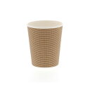 紙コップ エコ断熱カップ8オンス(240ml) クラフト 1セット(1000個:50個×20パック) 断熱効果抜群 二重構造で保温力アップ クラフト紙製エコ断熱...