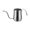 よこやま 燕熟の技 コーヒードリップポット420ml サテン EJC-400 燕の技が宿る、サテン仕上げのコーヒードリップポット 420mlの容量で、贅沢なコー...