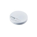 ポータブルCDプレーヤー/リモコン付属/有線&Bluetooth対応/ホワイト LCP-PAPB02WH 白 ホワイトのポータブルCDプレーヤー、リモコン付き ...