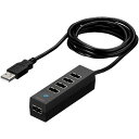バッファロー(サプライ) どっちもUSBハブ どっちもUSBポート採用USB2.0ハブ 5ポートタイプ ブラック BSH5UD20BK 黒 USB接続の便利なケ...