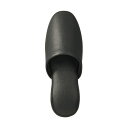 PVCスリッパ前とじ Mサイズ ブラック 1セット(5足) 黒 5足セットの黒いMサイズのPVCスリッパ、前とじで快適な履き心地を提供します リラックスした足元...
