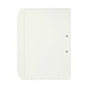 (まとめ) プラスA4サイズにおりたためる クリップボード+ A3 ホワイト FL-501CP-WH 1枚 【×5セット】 白 A4サイズでも整理 収納 可能な...
