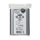 セイニチユニパック シルバー チャック付 ポリエチレン ヨコ170×タテ240×厚み0.05mm SI H-5 1パック(100枚) シルバーチャック付きポリエ...