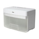 アスカマイクロカットシュレッダー A4 ホワイト S11MW 1台 白 A4サイズの紙を細かく切り刻む、ホワイトカラーのマイクロカットシュレッダー デスク周りを...