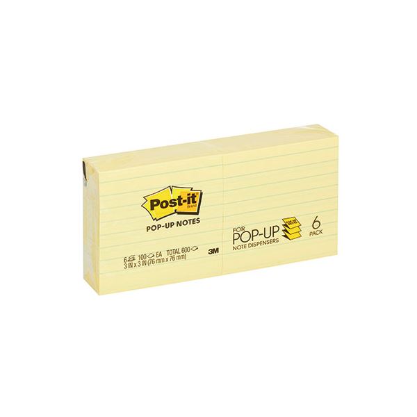 3M Post-it ポストイット ポップアップノート詰替用 6個パック 3M-R335 便利なポストイット詰替パック 6個入りで使い切り快適 手軽にメモを取れ...