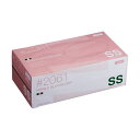 川西工業 ニトリル使いきり手袋 粉なし SS ピンク #2061 1箱(250枚) 使い捨て可能なピンク色のニトリル手袋、粉を含まないSSサイズ 1箱に250枚...