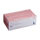 川西工業 ニトリル使いきり手袋 粉なし L ピンク #2061 1箱(250枚) 使い捨て可能なピンク色のLサイズのニトリル手袋、粉を含まないタイプ 1箱に25...