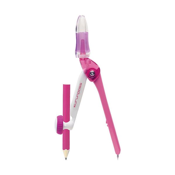 【10個セット】 ソニック SONiC スーパーコンパス くるんパス 鉛筆用 桃 SK-767-PX10 新感覚 革命的なくるん体験 驚きの進化を遂げた鉛筆用コ...