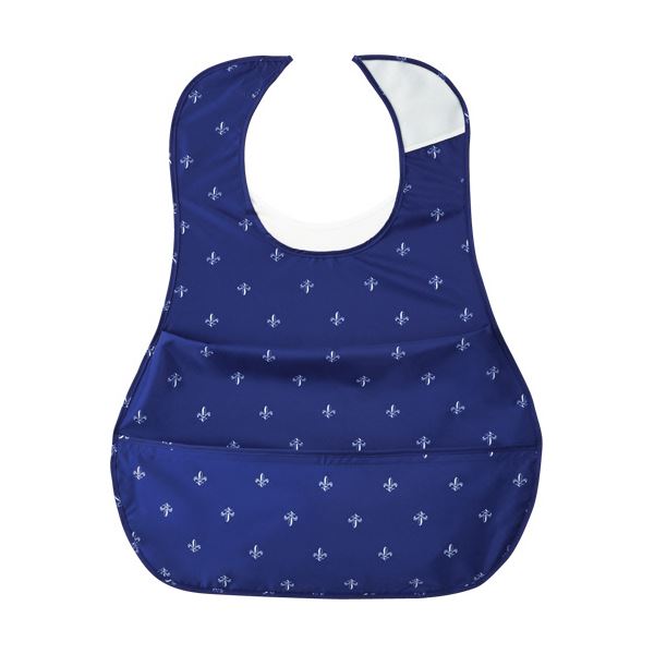 オオサキメディカルプラスハート こぼれにくい食事用エプロン ポケット付サイドタック ネイビー 73751 1セット(5枚) こぼれない食事用エプロン 食べこぼし...