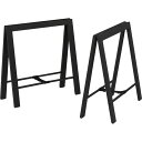 テーブル 机 天板用 脚/足 単品 幅65×奥行36×高さ67cm 金属 スチール TL-111BK DIY 作業 クラフト 日曜大工 多機能天板の相棒 自在に組み合わせるスチール脚 ワークスペースを自由にカスタマイズ DIYやクラフトに最適 幅広×奥行き深×高さ抜群のスチールTL-111BK 作業も