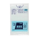 【10セット】 ジャパックス メタロセン配合ポリ袋 20L透明10枚 TM23X10 透明で丈夫な20リットルポリ袋10枚セット メタロセン配合で高品質な保管が...