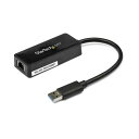 StarTech.com USB3.0-Gigabit Ethernetアダプタ ブラック USBポート付 USB31000SPTB1個 黒 高速データ転送と安...