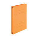 プラス PPフラットFILE A4S厚綴No.121PW OR10冊 A4サイズの厚手のファイルで、10冊セットのオレンジ色のPPフラットファイル 使いやすくて...