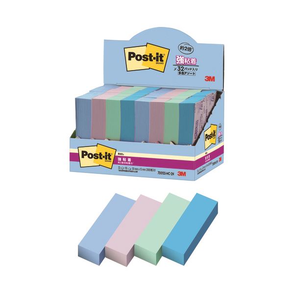 【まとめ】スリーエム ジャパン Post-it強粘着7001SS-MC-2N【×3セット】 超強力な粘着力を持つ便利な付箋 3セットでお得にGET 強粘着付箋7...
