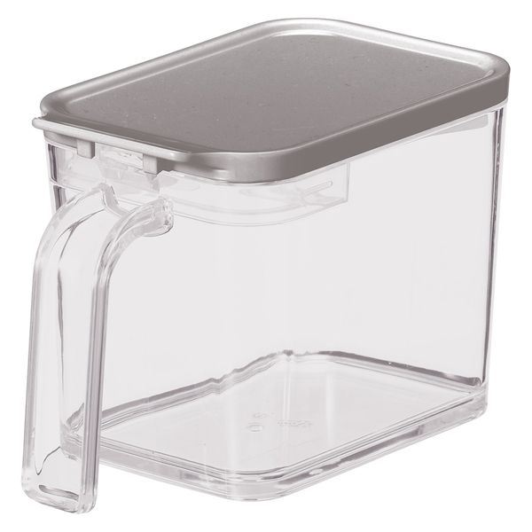 【3個セット】 アスベル フォルマ MRポット（700ml） グレー A1108 キッチン 台所 で使える調味料入れ..