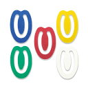 デビカ紙のクリップ アソート 063209 1セット(1000個:100個×10パック) 1000個のクリップが詰まったアソートセット デビカ紙製で便利なクリッ...