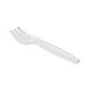 シモジマHEIKO プラスチックフォーク 9cm 透明 バラ #004513014 1セット(1000本:100本×10パック) 透明で使いやすいプラスチック製...