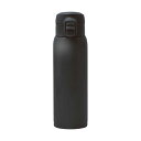 モテコ ワンタッチ栓マグボトル500ml ブラック 黒 7.3×6.8×23cm C6129756 黒 モテコ ワンタッチ栓マグボトル500ml ブラック 黒 ...