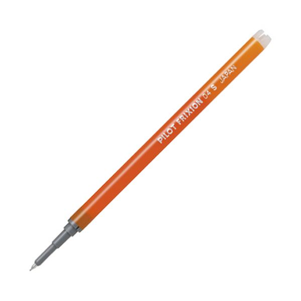 （まとめ） パイロットゲルインキボールペン フリクションシナジーノック・ポイントノックビズ用替芯 超極細0.4mm オレンジ LFRF-14-O1セット（10本） 【×2セット】 ビジネス向け替芯付きゲルインキボールペンセット 極細0.4mmのオレンジ色ノック式ペン×10本×2セット