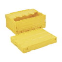 岐阜プラスチック工業 折りたたみコンテナー CF-S31NR 黄 CF-S31NR-Y 1台 組立式 岐阜プラスチック工業 折りたたみコンテナー CF-S31NR 黄 CF-S31NR-Y 1台 組立式