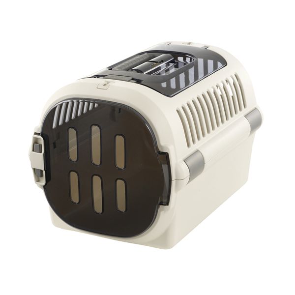 リッチェル キャンピングキャリー ファイン ダブルドア（M） アイボリー 乳白色 キャンプをより快適に楽しむためのアイボリー色のダブルドア付きキャンピングキャリー リッチなデザインと機能性が融合した、ファインなキャンプ体験をお届けします 乳白色