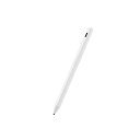 タッチペン/スタイラス/リチウム充電式/汎用/磁気吸着/USB-C充電/ペン先交換可能/ペン先付属なし/ホワイト P-TPACST03WH 白 革新的なUSB-...
