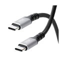 (まとめ) サンワサプライ USB 2.0 Type-Cケーブル(C-C・ストレート・60W) 1m(RoHS指令10準拠) KU-CCP6010TK1本 【×...