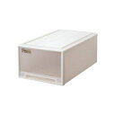 天馬 Fits フィッツケース ディープL W440×D740×H300mm カプチーノ F-44LCAP 1個 ディープな収納力を持つボックス型収納ケースが進...