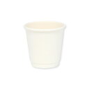 紙コップ 二重断熱カップ6オンス(180ml) 白無地 1セット(1000個:25個×40パック) 断熱効果抜群 二層構造の紙カップで冷たさをキープ 白無地の二...