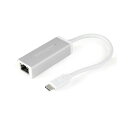 StarTech.com USB-C接続ギガビット有線LAN変換アダプタ USB3.1 TypeCオス-RJ45メス シルバーUS1GC30A 1個 USB-C...