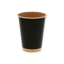 シモジマHEIKO ペーパーカップ アイス・ホット兼用 12オンス(440ml) 未晒ブラック 口径90mm #0045359431セット(1000個:50個×...