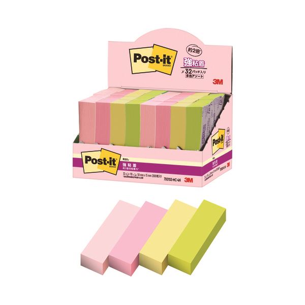 【まとめ】スリーエム ジャパン Post-it強粘着7001SS-MC-4N【×3セット】 超強力な粘着力を持つポストイット7001SS-MC-4Nが3セット ...