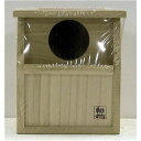 三晃商会 コーナーハウス(木製) (リス・モモンガ用木製ハウス) 【ペット用品】 自然のぬくもりを感じる、愛らしい森のおうち(リス・モモンガ用)【ペット用品】