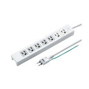 【5個セット】 電源タップ TAP-F37-5KSRPX5 パワフルな保護力 7つの巧みなコンセント、一点集中スイッチ、磁力で固定、雷から守る【5個セット】電源...