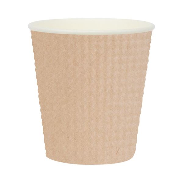 (まとめ) エンボスカップ未晒し210mL 50個 【×5セット】 未晒しのエンボスカップ、210mLを50個セットでお届け 心地よい触感と上品なデザインが魅力 日常の飲み物を特別なひとときに変える、贅沢なカップセットです