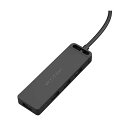 ベンション Type-C to4ポートUSB3.0ハブ ABSタイプ ブラック TG-8221 1台 黒 USB-C端子をUSB-A/3.0の4ポートハブに変換...