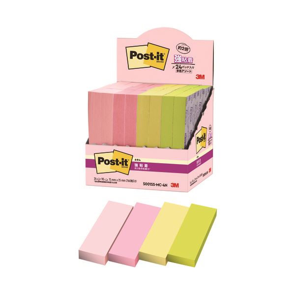 【まとめ】スリーエム ジャパン Post-it強粘着5001SS-MC-4N【×3セット】 超強力な粘着力 3つセットでお得にGET ポストイット5001SS-...